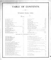 Table of Contents, Whiteside County 1872